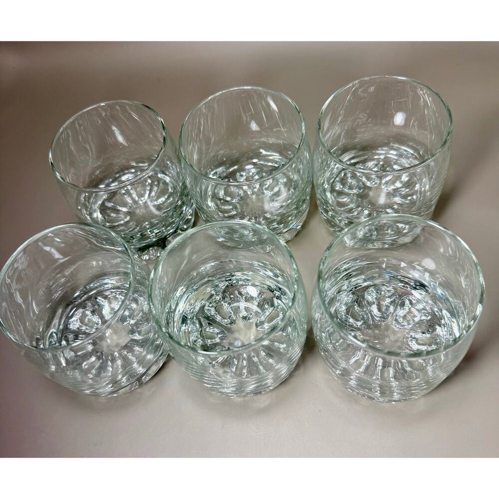 Set of 6 Bormioli Rocco Galassia Shot Glasses Clear  Barware Made in Italy